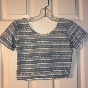 American Apparel crop top, gently used, size S
